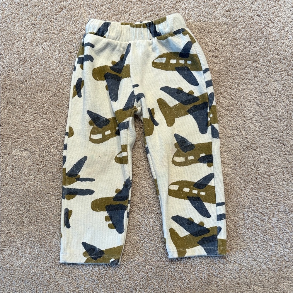 Zara Kids Airplane Print Matching Set - Olive and Black - Picture 6 of 10